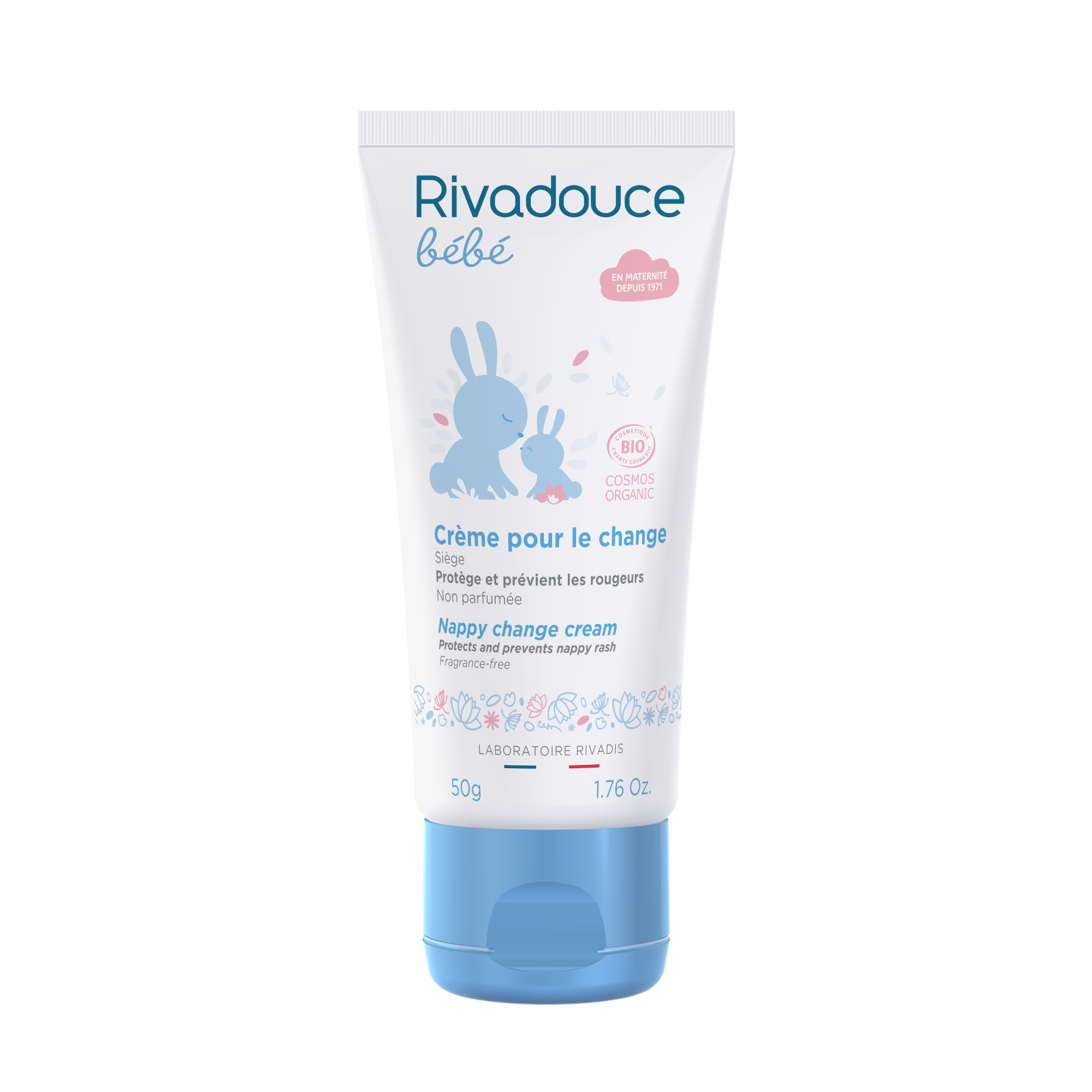 Rivadouce Bébé Bio Nappy Change Cream (Creme pour le change) 50ml