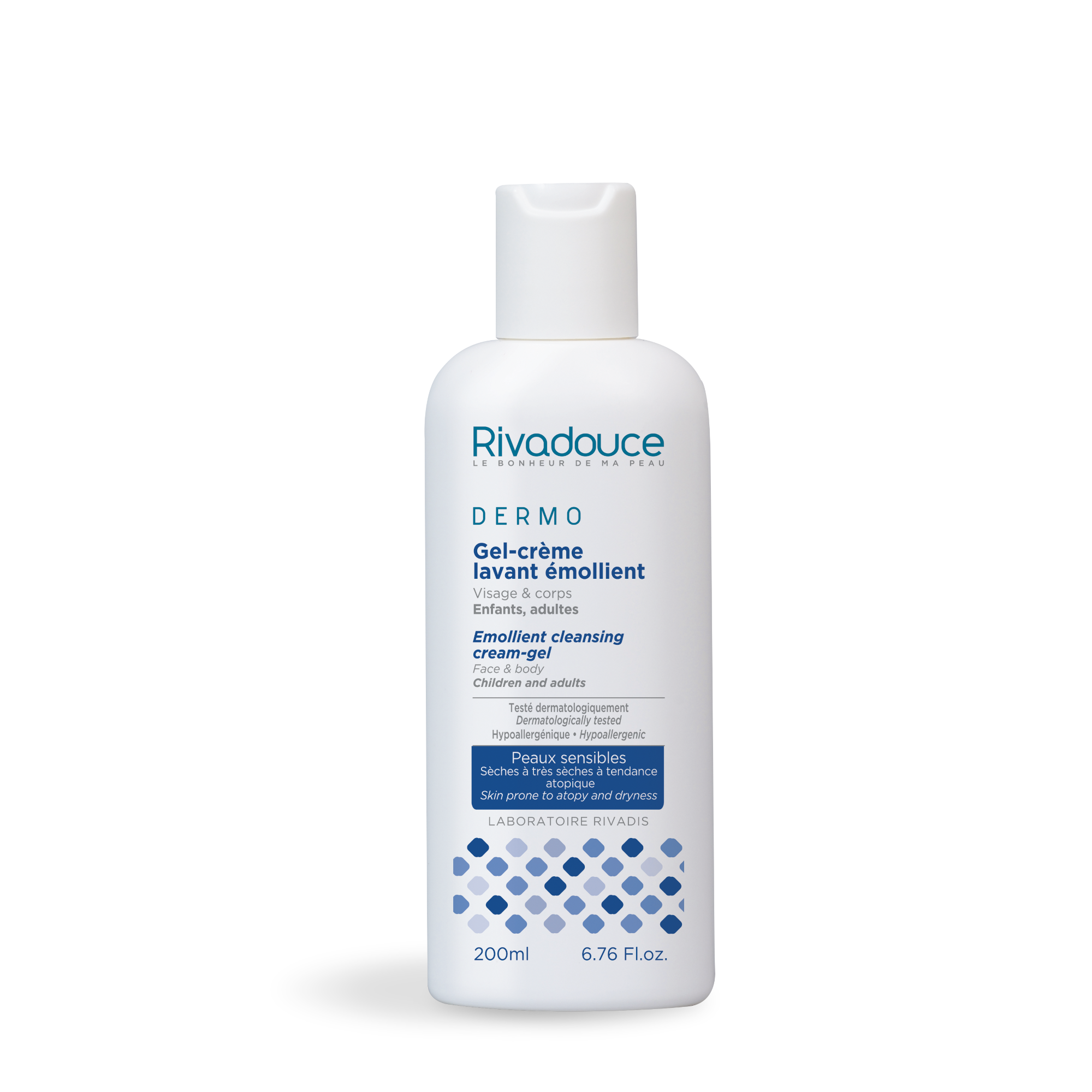 Scenze Singapore Rivadouce Dermo Emollient Cleansing Cream-Gel (Gel Crème Lavant Émollient) 200ml