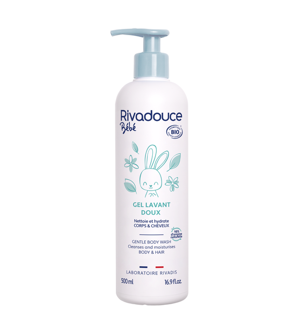 Rivadouce Bébé Bio Gentle Cleansing Gel  (Gel Doux Lavant) 500ml