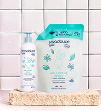 Rivadouce Bébé Eco-Refill Gentle Body Wash (Gel Doux Lavant) 750ml