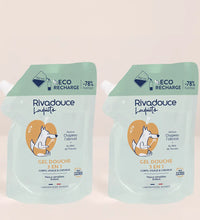 Rivadouce Loupiots Eco-refill Chapeau L'Abricot 3-in-1 Shower Gel 750ml