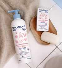 [BUY 1 GET 1 FREE] Rivadouce Bébé Lipid-Enriched Cleansing Bar (Pain Nettoyant Surgras Bébé) 85G
