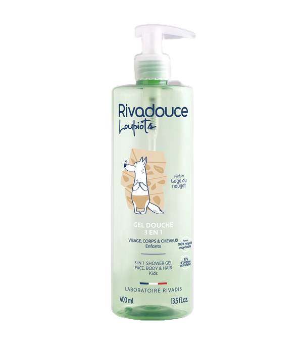 Rivadouce Loupiots Gaga Du Nougat 3-in-1 Shower Gel 400ml