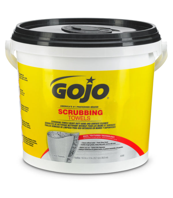 GOJO® Scrubbing Towels - 170 Count Bucket