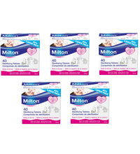 MILTON Sterilizing Tablets (40s) - Pack of 5