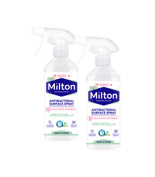 MILTON Multi-Surface Antibacterial Disinfectant (500ml) - Pack of 2