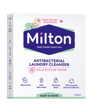 MILTON Laundry Duo (Laundry Liquid 1000ml + Antibacterial Laundry Tablets 12s)