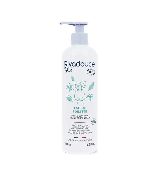 Rivadouce Bébé Bio Cleansing Milk (Lait de Toilette) 500ml