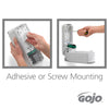 ISE International Singapore_GOJO® ADX-7™ Dispenser installation, adhesive or screw mounting