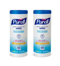 ISE International Singapore PURELL® Hand Sanitizing Wipes (Non-Alcohol) - 100 Count (Pack of 2)